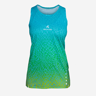 Майка Spine Green/Blue женская